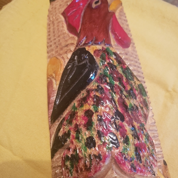 Hand Carved and Painted Woodn Mask Jamaica - Picture 3 of 9